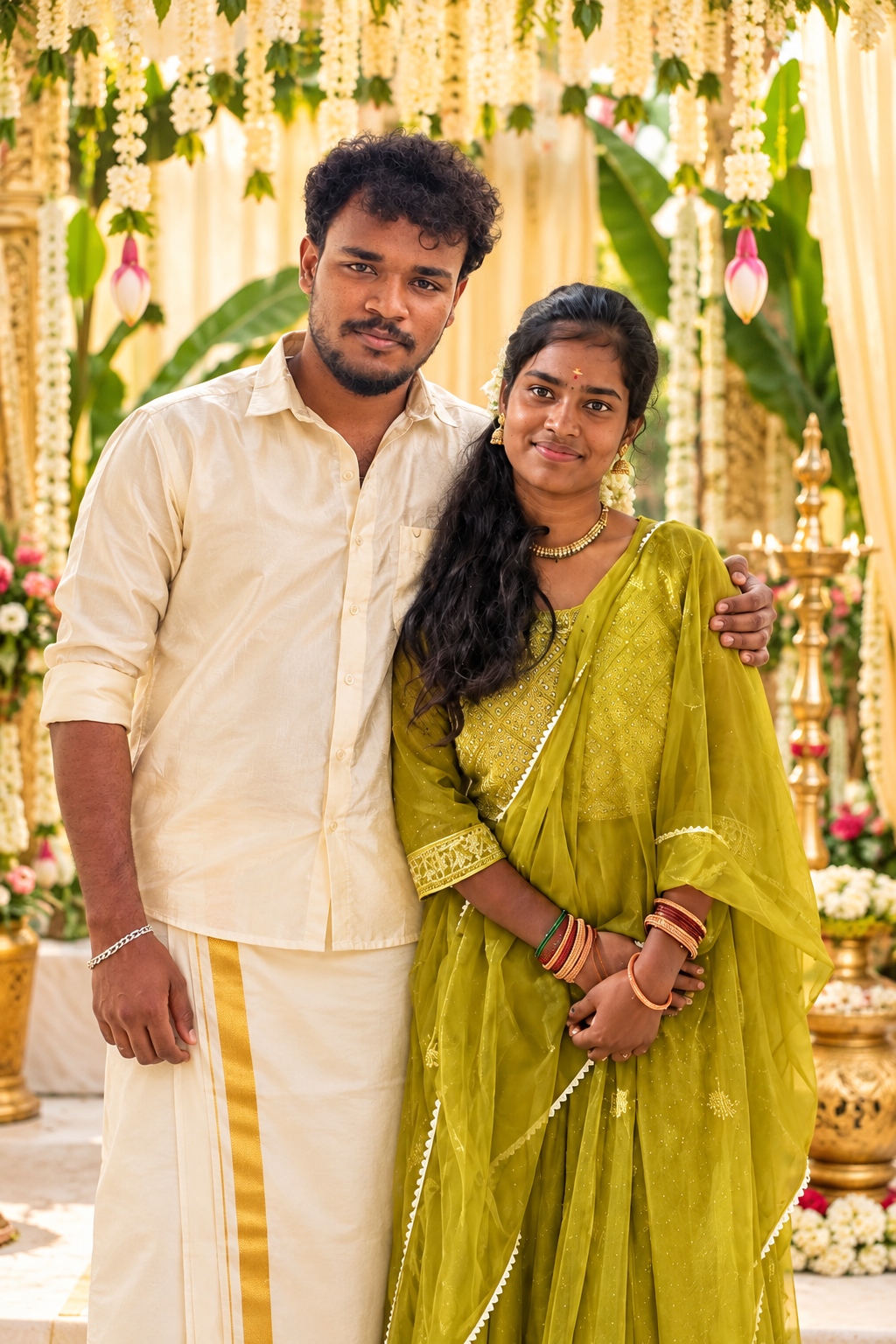 Purushothaman & Kanchana - Wedding Photo 1